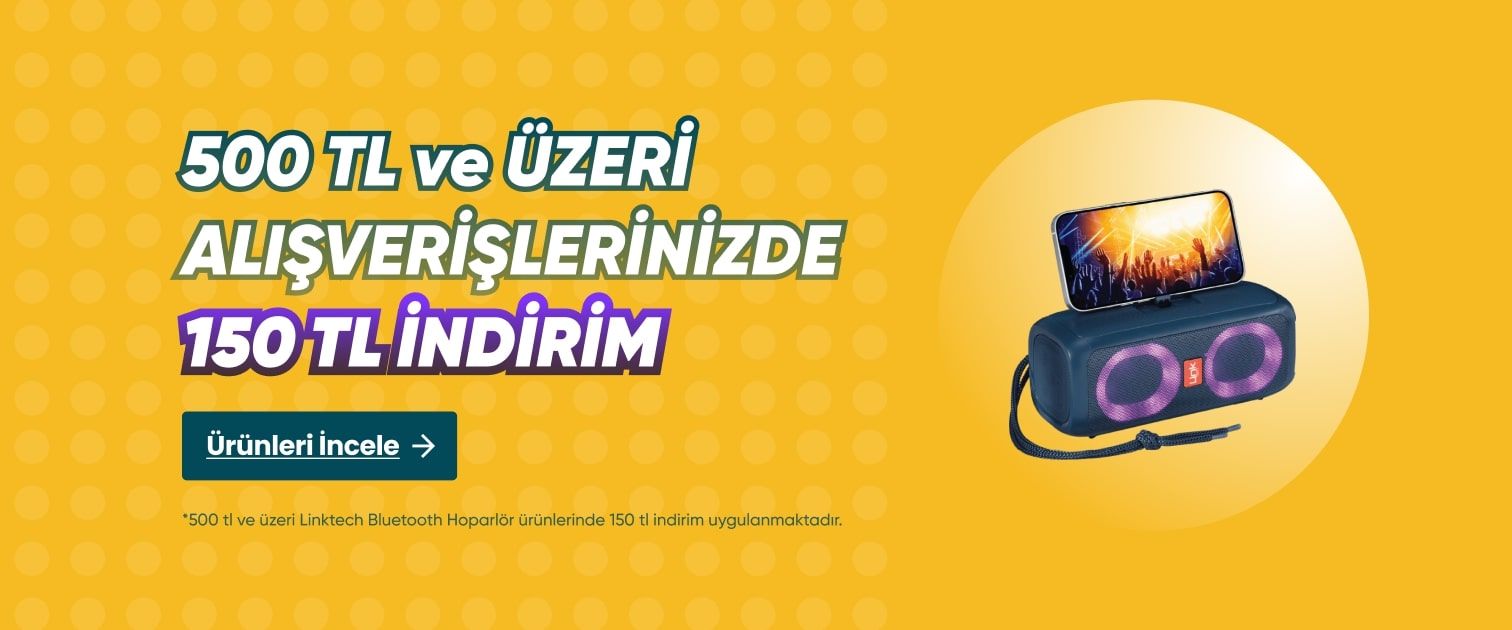 LinkTech Bluetooth Hoparlörler 150 TL İndirim Fırsatıyla!