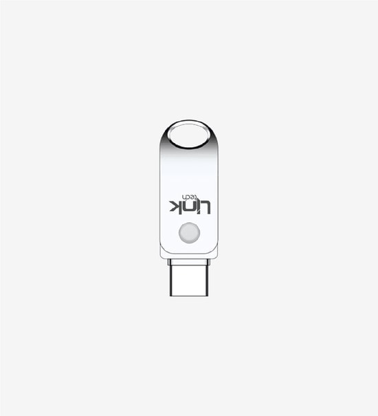 LinkTech C216 Premium Dual 16GB Type-C OTG Flash Bellek (LOF-C216) - 30MB/s Okuma, 10MB/s Yazma, Metal Kasa Tasarımı