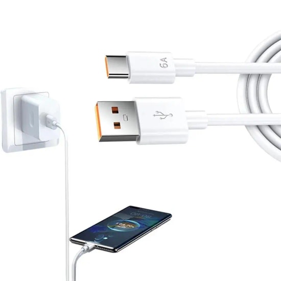 Sensei 0.25 Metre Usb to Type-C 6A Data ve Şarj Kablosu (SNSDC-0.25M)
