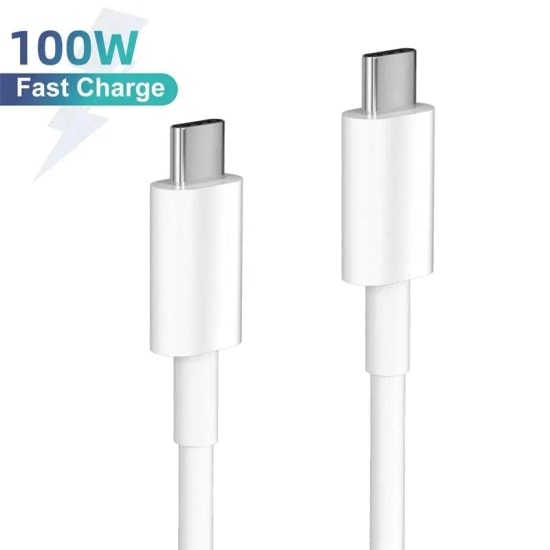 Sensei 1.5 Metre Type-C to Type-C PD 100W Data ve Şarj Kablosu (SNSPD100-1.5M) - Hızlı Şarj Desteği ve Data Aktarımı