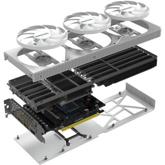 Inno3d RTX 5070TI X3 OC 16Gb GDDR7 Beyaz 256bit 3xDp Hdmi DLSS 4 Nvidia Reflex 2 N507T3-16D7X-176068W Ekran Kartı
