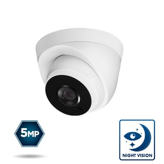Balandi PRO-565HD 5MP Dome Güvenlik Kamerası - 2.8mm Lens, 3 Array Led,Plastik Kasa, İç Ortam Güvenlik Sistemi