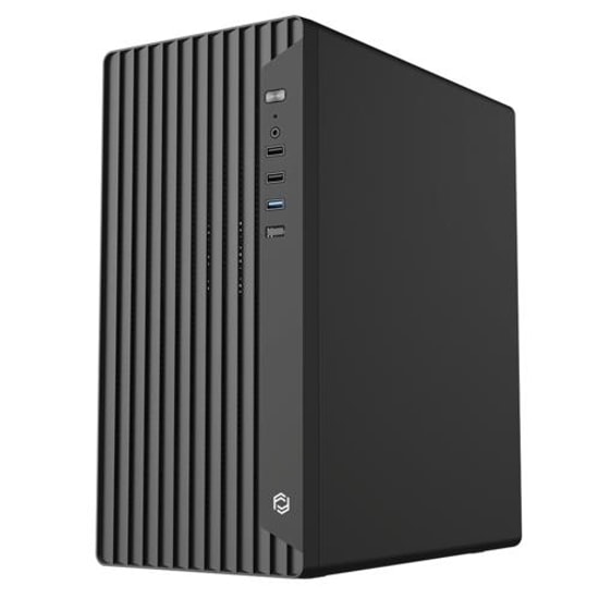 Frisby FC-2735B 300W Mini Tower Kasa - Micro ATX, 2xUSB 2.0, 1xUSB 3.0, 80mm Fan, 2x3.5" HDD, 2x2.5" SSD Yuva