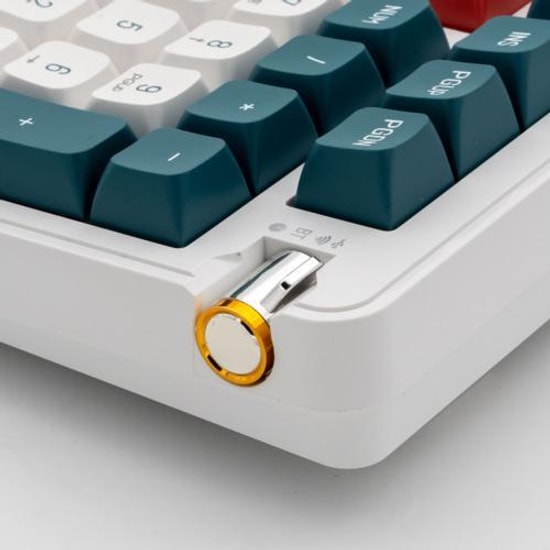 Aigo AG98 RGB Gri İngilizce Q Mekanik Yellow Switch Kablosuz Bluetooth Klavye