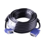 Qport Q-VGA5 5 Metre 15 Pin Filtreli VGA Kablo - Full HD Görüntü Aktarımı, Erkek Erkek Monitör ve Projeksiyon Kablosu