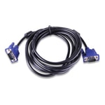 Qport Q-VGA1.5 1.5 Metre 15 Pin Filtreli VGA Kablo - Full HD Görüntü Aktarımı, Erkek Erkek Monitör Projeksiyon Kablosu