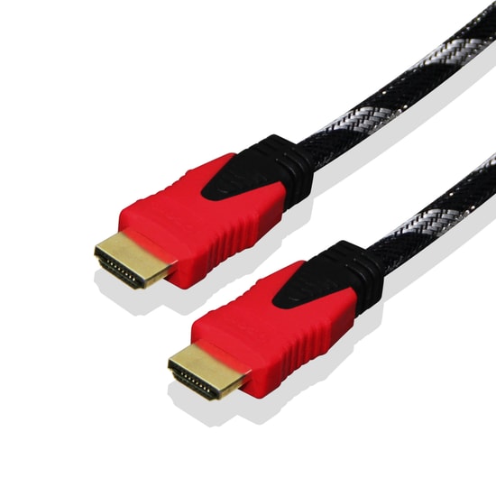 Qport Q-HDMI3 3m HDMI 1.4 Kablo - 4K 3D Destekli, Altın Uçlu, Parazit Önleyici Görüntü ve Ses Aktarım Kablosu