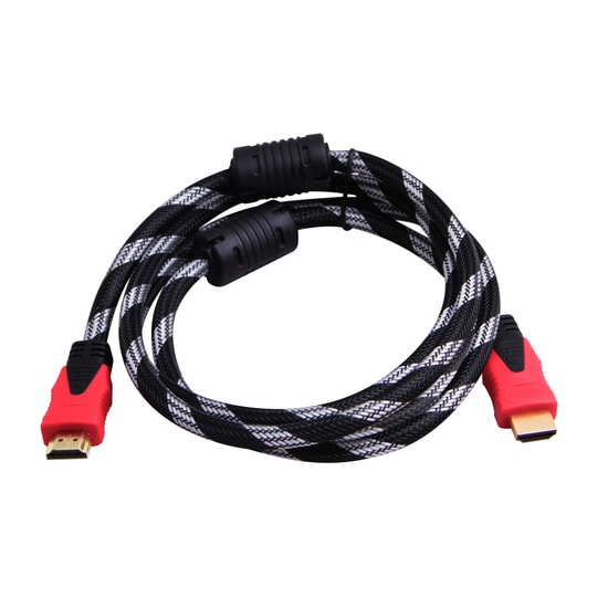 Qport Q-HDMI1.5 1.5 Metre HDMI Kablo - 1.4V 3D Destekli, 4K Uyumlu, Altın Uçlu, Parazit Önleyici Görüntü Kablosu