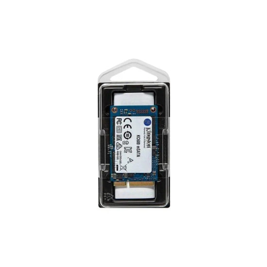 Kingston KC600 256GB mSATA 3D TLC NAND SSD (SKC600MS/256G) - 550/500 MB/s Okuma/Yazma, 3D TLC NAND, AES Şifreleme