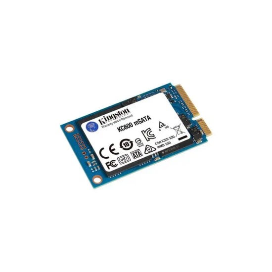 Kingston KC600 256GB mSATA 3D TLC NAND SSD (SKC600MS/256G) - 550/500 MB/s Okuma/Yazma, 3D TLC NAND, AES Şifreleme