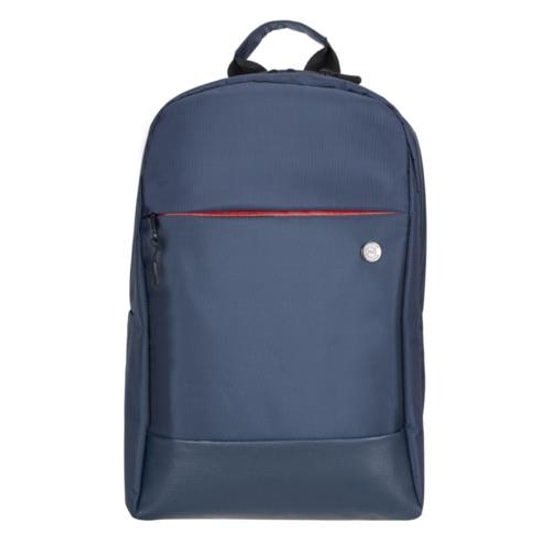 PLM Palma 15.6" Lacivert Notebook Sırt Çantası - Su Geçirmez Kumaş, EVA Destekli, Fermuarlı Bölme