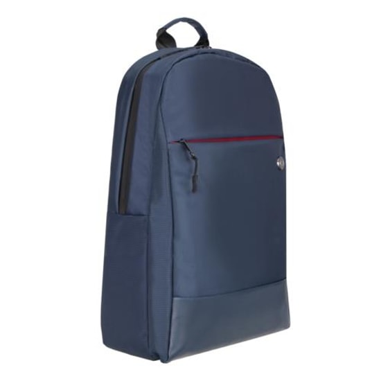 PLM Palma 15.6" Lacivert Notebook Sırt Çantası - Su Geçirmez Kumaş, EVA Destekli, Fermuarlı Bölme