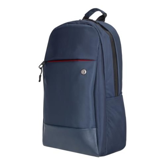 PLM Palma 15.6" Lacivert Notebook Sırt Çantası - Su Geçirmez Kumaş, EVA Destekli, Fermuarlı Bölme