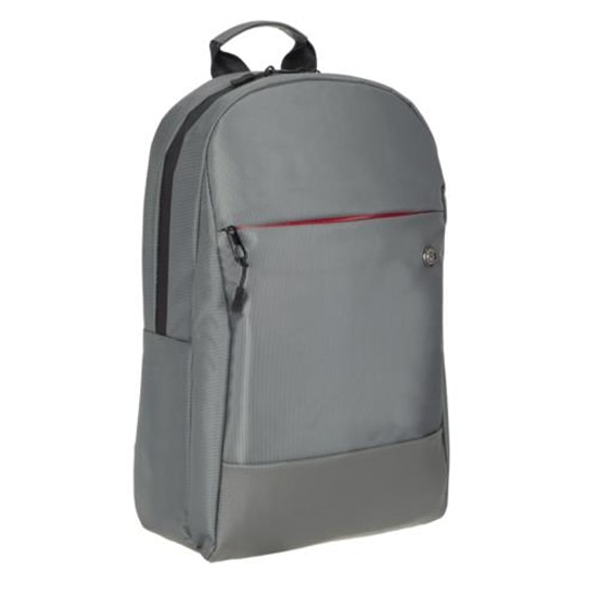 PLM Palma 15.6" Gri Notebook Sırt Çantası - Polyester Kumaş, Su Geçirmez, Unisex, 400Gr Hafif ve Ergonomik Tasarım