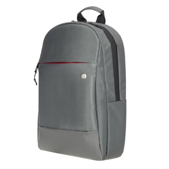PLM Palma 15.6" Gri Notebook Sırt Çantası - Polyester Kumaş, Su Geçirmez, Unisex, 400Gr Hafif ve Ergonomik Tasarım