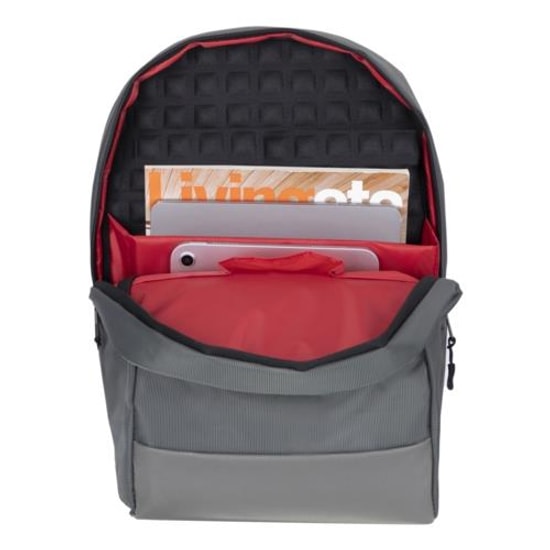 PLM Palma 15.6" Gri Notebook Sırt Çantası - Polyester Kumaş, Su Geçirmez, Unisex, 400Gr Hafif ve Ergonomik Tasarım