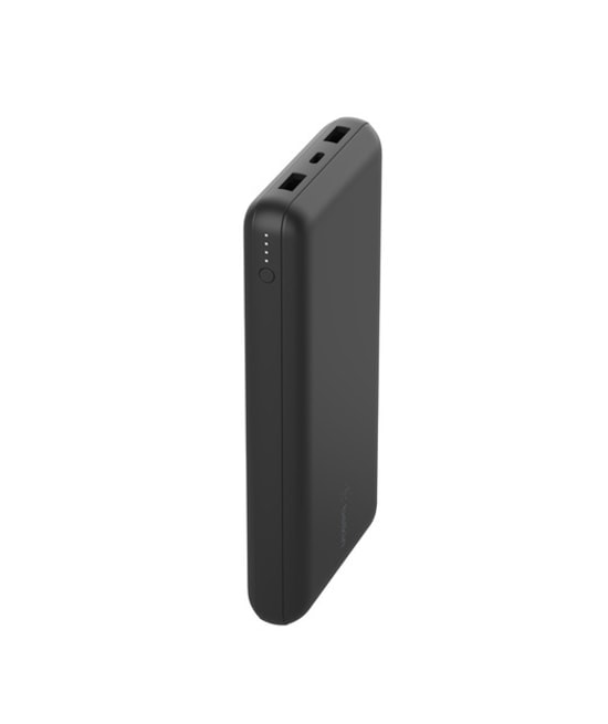 Belkin BPB012BTBK BoostCharge 20000mAh 15W Powerbank - Siyah, 2x USB-A ve 1x USB-C Port, Taşınabilir Hızlı Şarj Cihazı