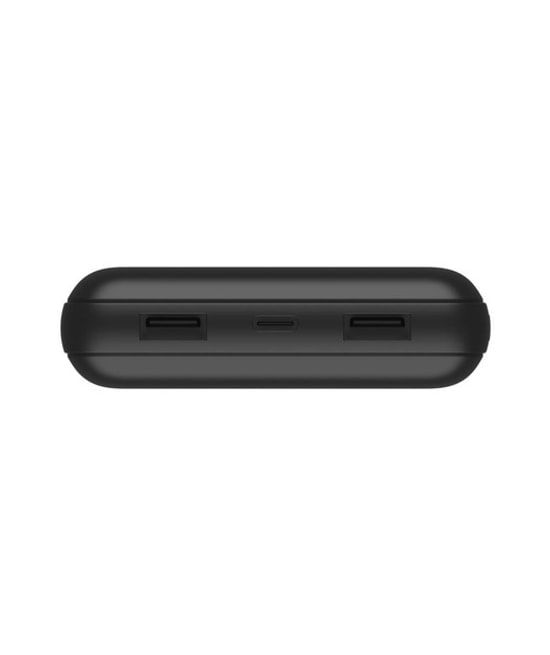 Belkin BPB012BTBK BoostCharge 20000mAh 15W Powerbank - Siyah, 2x USB-A ve 1x USB-C Port, Taşınabilir Hızlı Şarj Cihazı