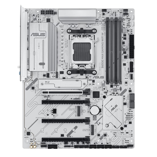 Asus B650E MAX GAMING WIFI W AM5 DDR5 BEYAZ Ana Kart - 8000MHz(OC), 3xM.2, PCIe 5.0, Wi-Fi 6E, AI Destekli, ATX, BT 5.3