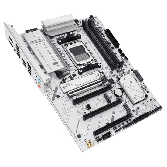 Asus B650E MAX GAMING WIFI W AM5 DDR5 BEYAZ Ana Kart - 8000MHz(OC), 3xM.2, PCIe 5.0, Wi-Fi 6E, AI Destekli, ATX, BT 5.3