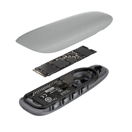 Asus Cobble Gri ESD-A1A Usb 3.2 Gen2 ile 1000MBs M2 Nvme PCIe/Sata Desteği Toz ve Suya Dayanıklı Taşınabilir SSD Kutusu