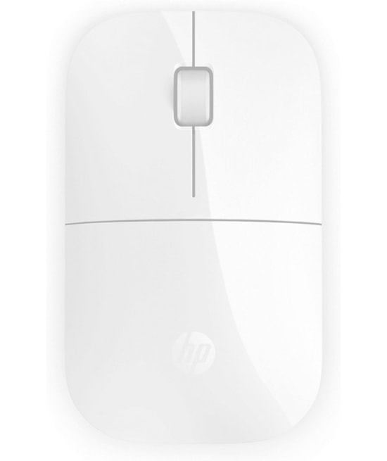 HP Z3700 V0L80AA Beyaz Kablosuz Optik Mouse - 1200DPI, 3 Tuşlu, Sağ Sol El Uyumlu, USB Alıcı, Uzun Pil Ömrü, 10m Menzil