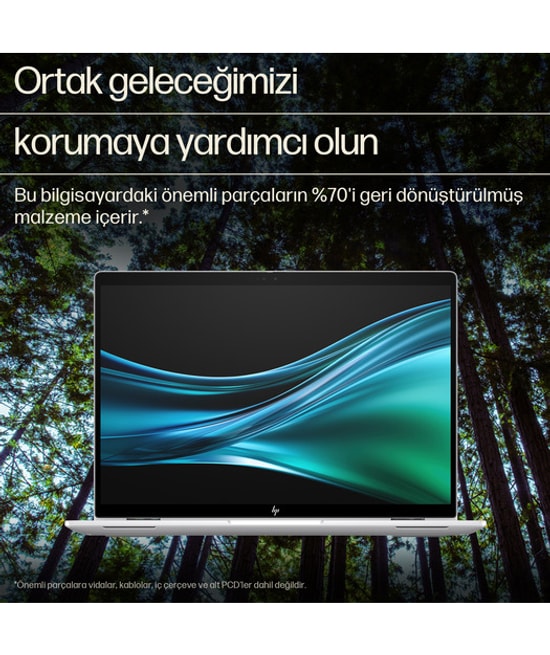 HP Elite x360 1040 G11 (9G0G7ET) Ultra 7-155H 16GB RAM 512GB SSD 14" WUXGA Dokunmatik 2si1 Arada Windows 11 Pro Notebook