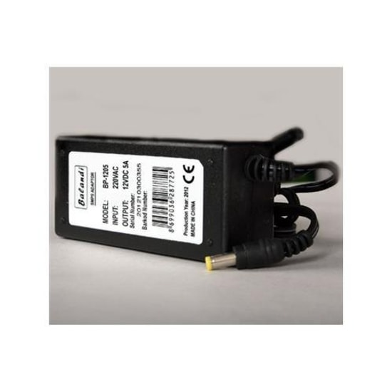 Balandi BP-1205 12V 5A SMPS Adaptör Plastik Kasa, Güvenlik ve LED Aydınlatma için İdeal