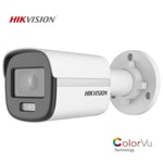 Hikvision 2MP ColorVu 7/24 Renkli Bullet Kamera - 2.8mm Lens, 20 Metre Gece Görüşlü Güvenlik Kamerası - DS-2CE10DF0T-PF