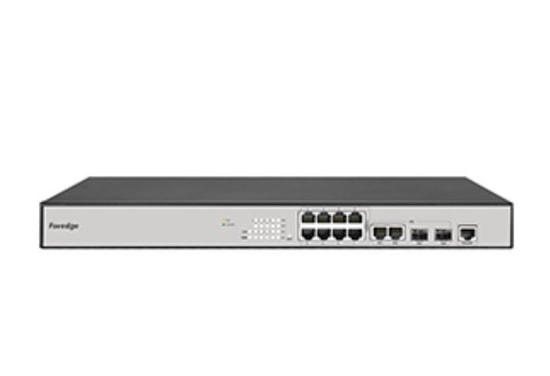 FOREDGE PS3008XGPSH 8 2.5Gigabit RJ45 Port + 2 10Gigabit RJ45 Port + 2 10Gigabit SFP+ 250W PoE Switch (Yönetilebilir)