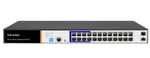 Foredge PS3024GS 24 Port Gigabit RJ45 + 2 Port SFP L2 Yönetilebilir 250W PoE Switch - Yüksek Performanslı Network