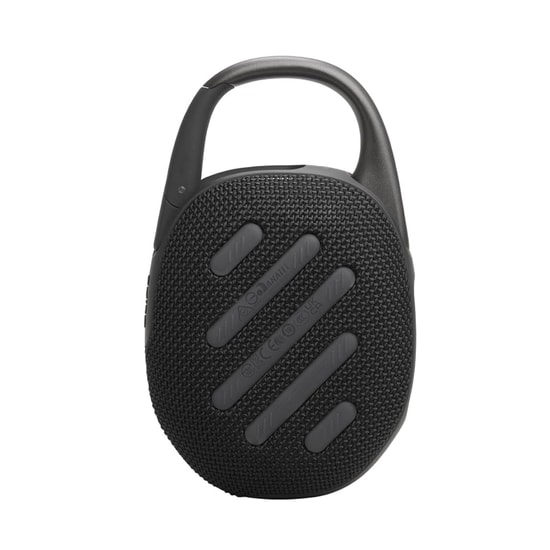 JBL Clip 5 Siyah Kablosuz Taşınabilir Bluetooth Hoparlör - Güçlü Ses, Su Geçirmez Tasarım ve Dahili Klips