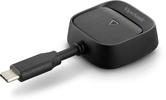 ViewSonic WPD-900 Kablosuz Ekran Yansıtma Kiti - Tak Çalıştır, 1080p 60Hz, 30 Metre Aktarım, USB-C Şarj