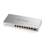 Zyxel XMG-108HP 8 Port 2.5G PoE+ RJ45 + 1x10G SFP+ Port Multi Gigabit Metal Kasa Yönetilemez Desktop 100W POE Switch