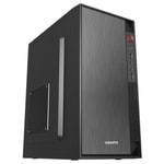 VENTO VS119S 300W PSU'lu Micro ATX Kasa: 3x USB 3.2, 1x 2.5" & 1x 3.5" Disk Yuvalı, 4 Fan Kapasiteli, Siyah Kasa
