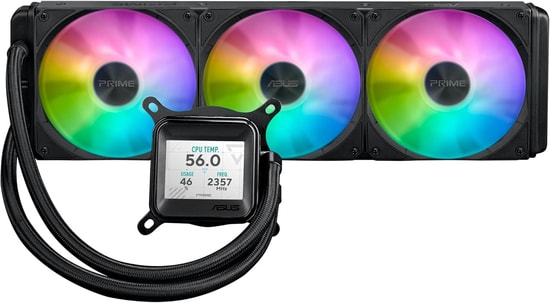 ASUS PRIME LC 360 ARGB LCD AIO Siyah İşlemci Sıvı Soğutucu - Hepsi dahil, CPU/GPU Bilgisi, Asetek Pompa, 6 Yıl Garanti