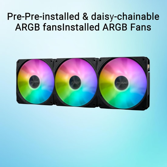 ASUS PRIME LC 360 ARGB LCD AIO Siyah İşlemci Sıvı Soğutucu - Hepsi dahil, CPU/GPU Bilgisi, Asetek Pompa, 6 Yıl Garanti