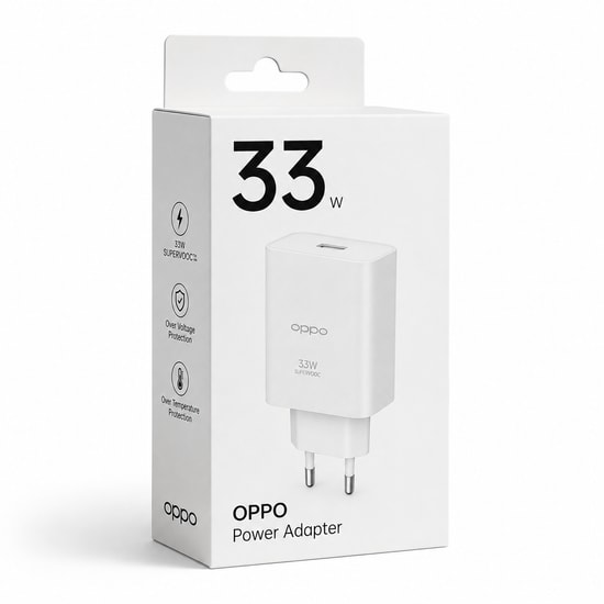 Oppo Supervooc VCB3HAEH 33W Beyaz USB 3.0 Hızlı Şarj Aleti (NT-113380) - Güvenli ve Hızlı Şarj Deneyimi