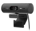 Logitech Brio 505 Full HD Webcam (960-001459) - Grafit, Otomatik Odaklama, Gürültü Önleyici Çift Mikrofon, 1080p