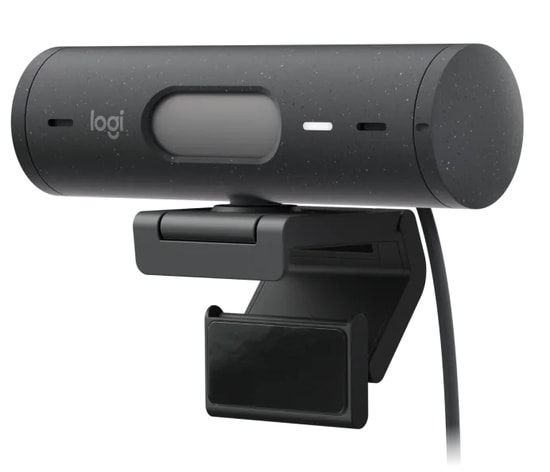Logitech Brio 505 Full HD Webcam (960-001459) - Grafit, Otomatik Odaklama, Gürültü Önleyici Çift Mikrofon, 1080p