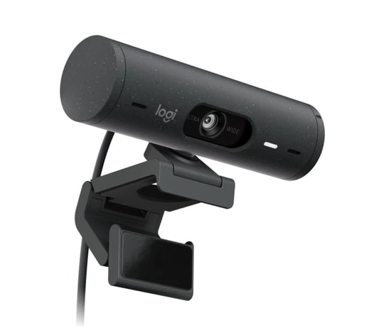Logitech Brio 505 Full HD Webcam (960-001459) - Grafit, Otomatik Odaklama, Gürültü Önleyici Çift Mikrofon, 1080p