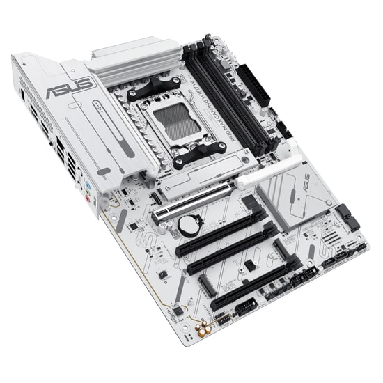 ASUS X870 MAX GAMING WIFI7 W Beyaz Anakart: AMD AM5, DDR5 8000MHz, Çift USB4, 3xM.2, WiFi 7, 5Gbit LAN, AURA RGB, ATX
