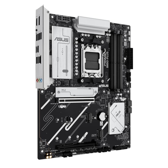 ASUS PRIME B850-PLUS-CSM Anakart: AMD AM5, DDR5 8000MHz, 3xM.2, DP, HDMI, USB 3.2, AURA RGB, 2.5G LAN, ATX
