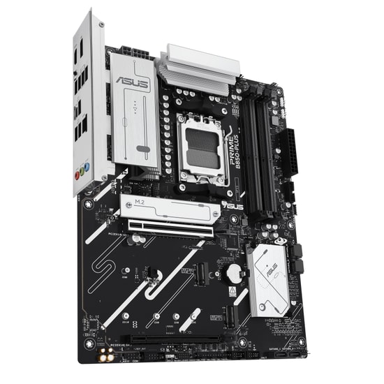 ASUS PRIME B850-PLUS-CSM Anakart: AMD AM5, DDR5 8000MHz, 3xM.2, DP, HDMI, USB 3.2, AURA RGB, 2.5G LAN, ATX