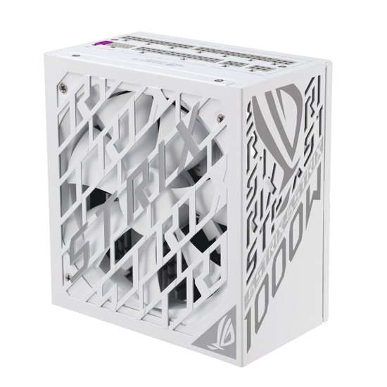 ASUS ROG Strix 1000W Beyaz Tam Modüler 80+ Platinum Güç Kaynağı - CPU, PCIe, SATA, Peripheral, 3.1 ATX PSU