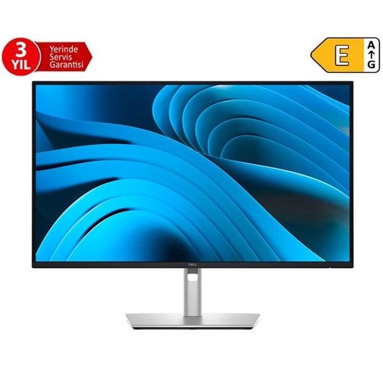 Dell P2725DE Pro 27" QHD (2560x1440) IPS 90W USB-C Hub Monitör: 100Hz, 5ms, HDMI, DP, Pivot, 350nits, Yükseklik Ayarı