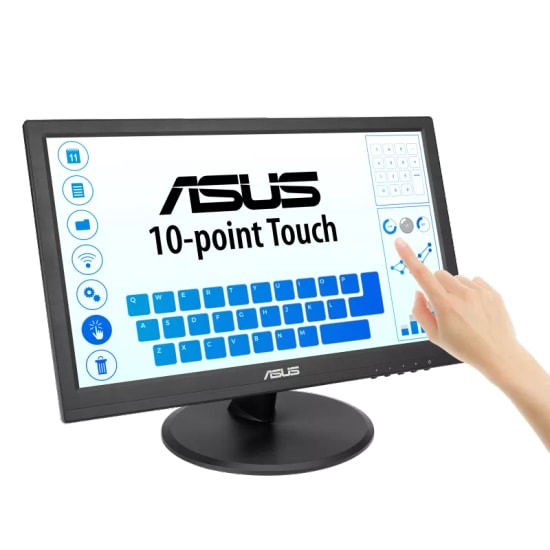 ASUS VT169HE 15.6" Full HD 10 Nokta Dokunmatik IPS Monitör - 1920x1080, 5ms, 60Hz, HDMI, Flicker Free, Düşük Mavi Işık