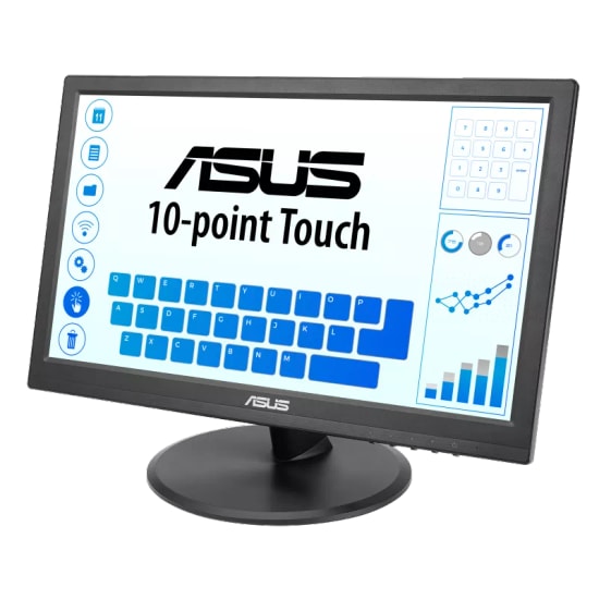 ASUS VT169HE 15.6" Full HD 10 Nokta Dokunmatik IPS Monitör - 1920x1080, 5ms, 60Hz, HDMI, Flicker Free, Düşük Mavi Işık