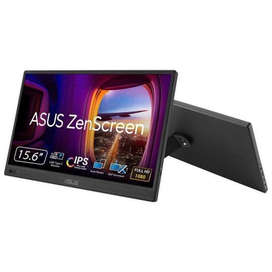 ASUS ZenScreen MB169CK 15.6" Full HD IPS Taşınabilir USB-C Monitör - 1920x1080, 5ms, 60hz, Düşük Mavi Işık, Mat Ekran