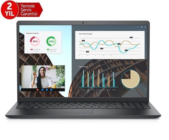 Dell Vostro 3530 i7-1355U 16GB RAM 512GB SSD 15.6" Full HD FreeDOS Taşınabilir İş Bilgisayarı - N1605PVNB3530EMEA01